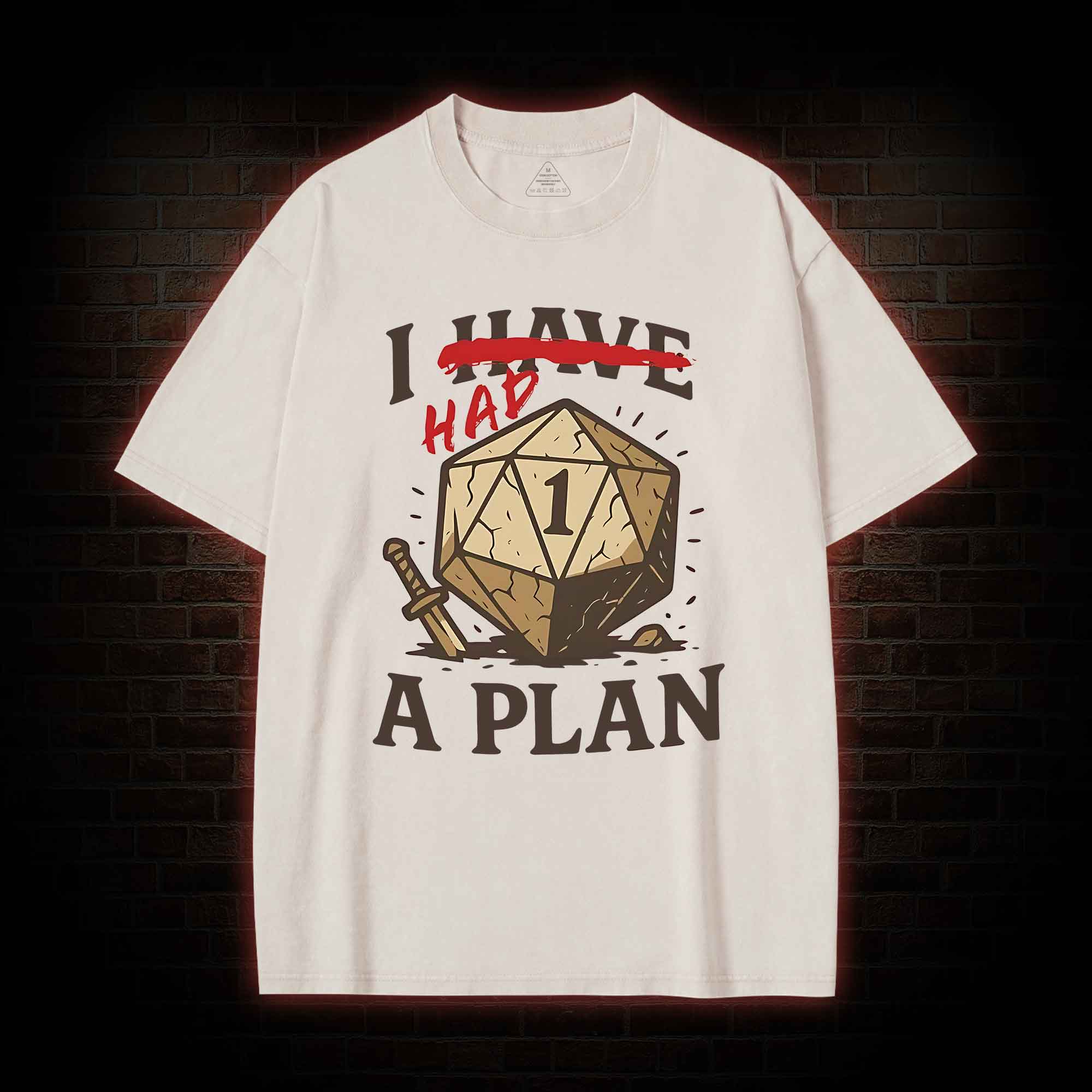 I Had a Plan Washed T-shirt