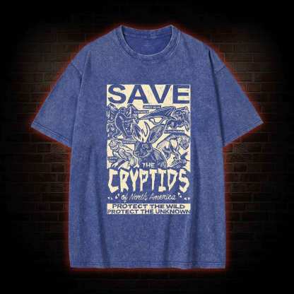 Save the Cryptids Washed T-shirt