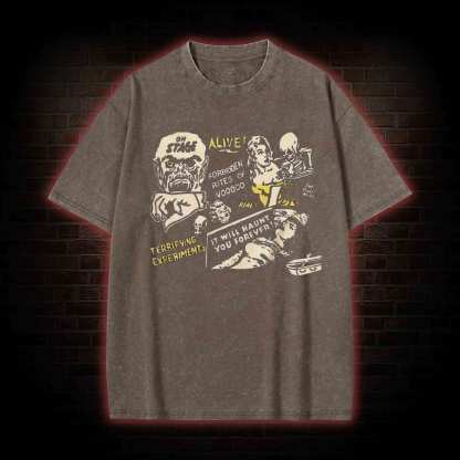 Skeleton Monster Washed T-shirt