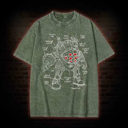 Deep-Sea Armor Washed T-shirt