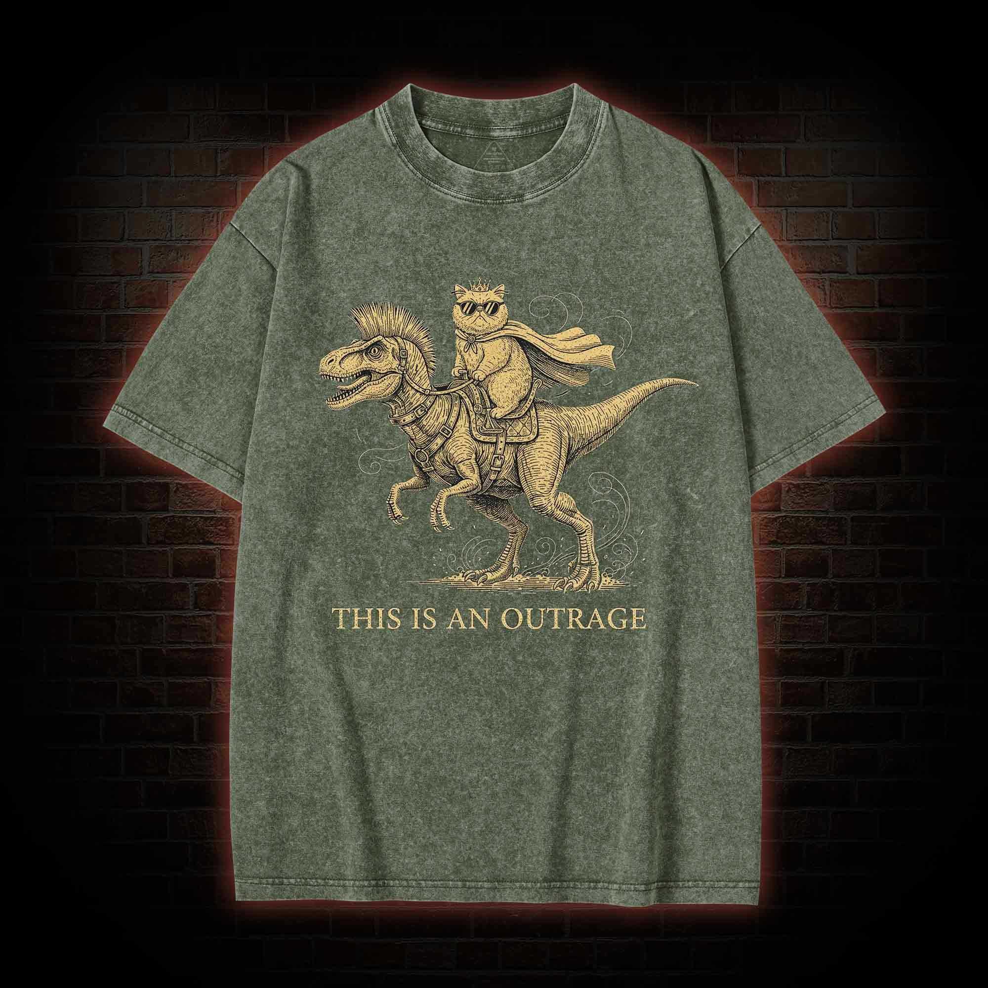 This is an Outrage Washed T-shirt
