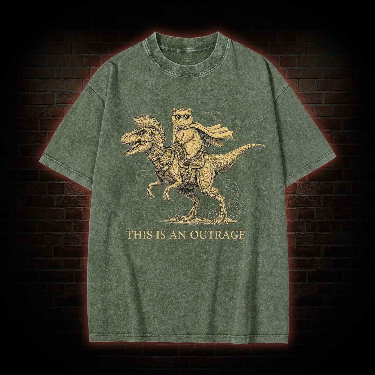 This is an Outrage Washed T-shirt