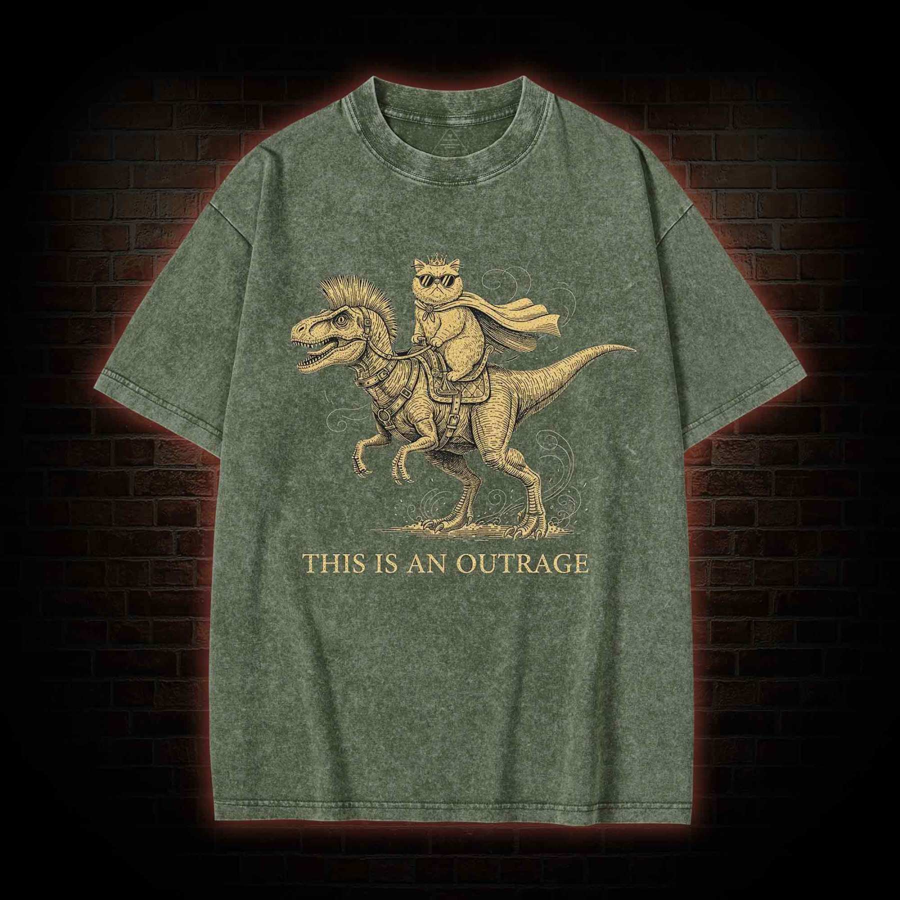 This is an Outrage Washed T-shirt
