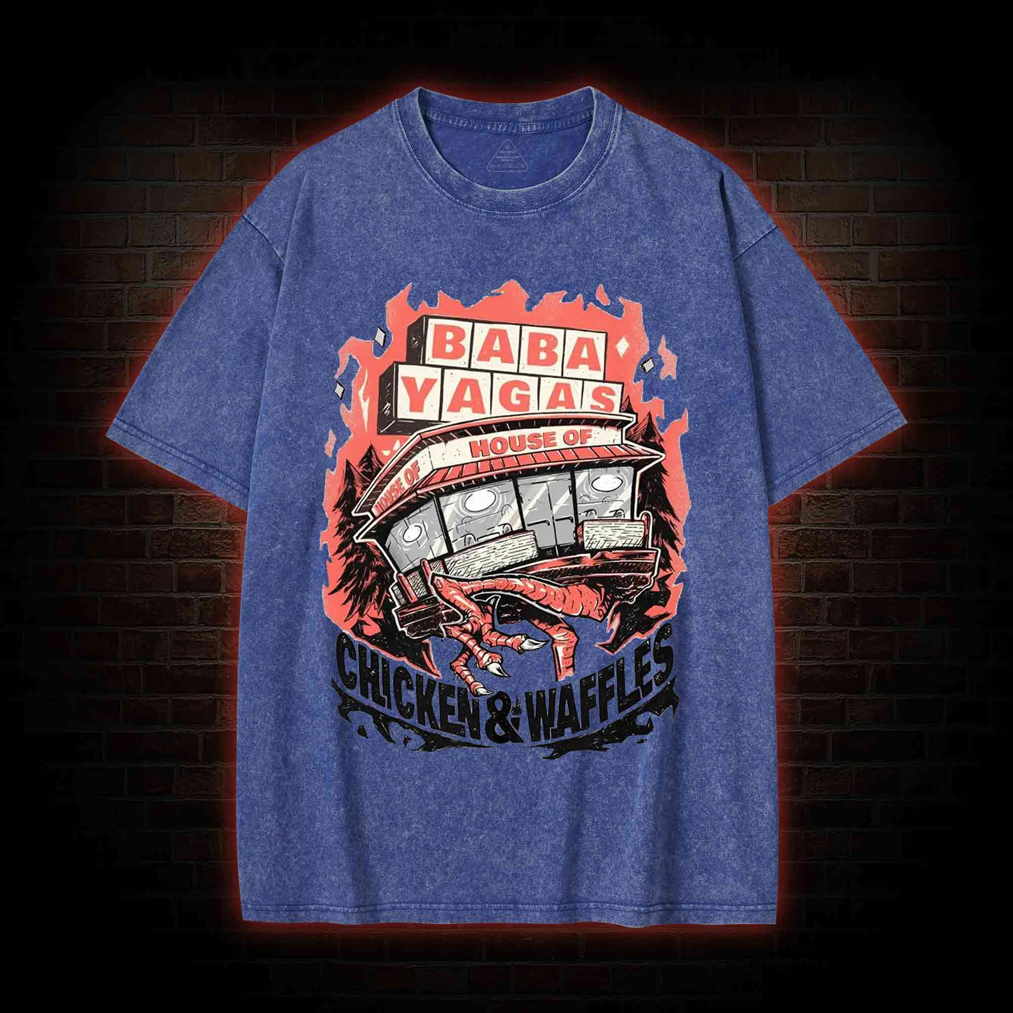 Chicken&Waffles Washed T-shirt