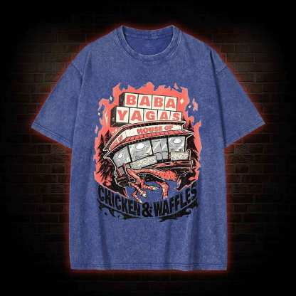 Chicken&Waffles Washed T-shirt