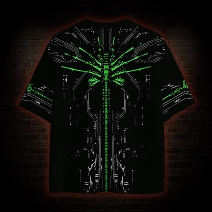 Alien in Space Horror Mesh Jersey
