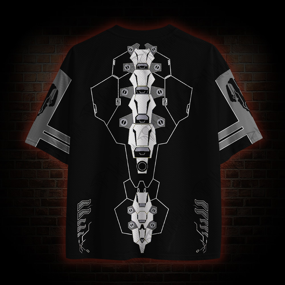 Mechanical Skeleton Mesh Jersey