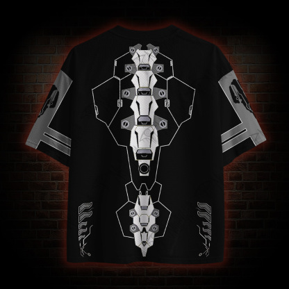 Mechanical Skeleton Mesh Jersey