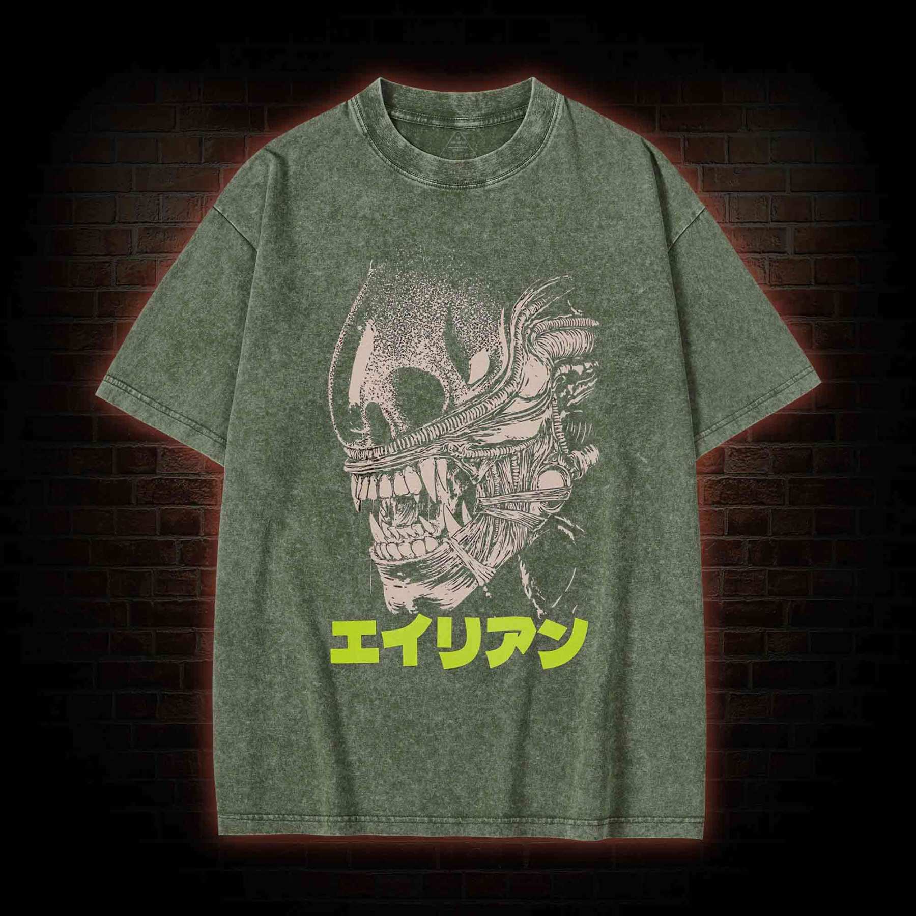 Alien Sci-fi Horror Washed T-shirt