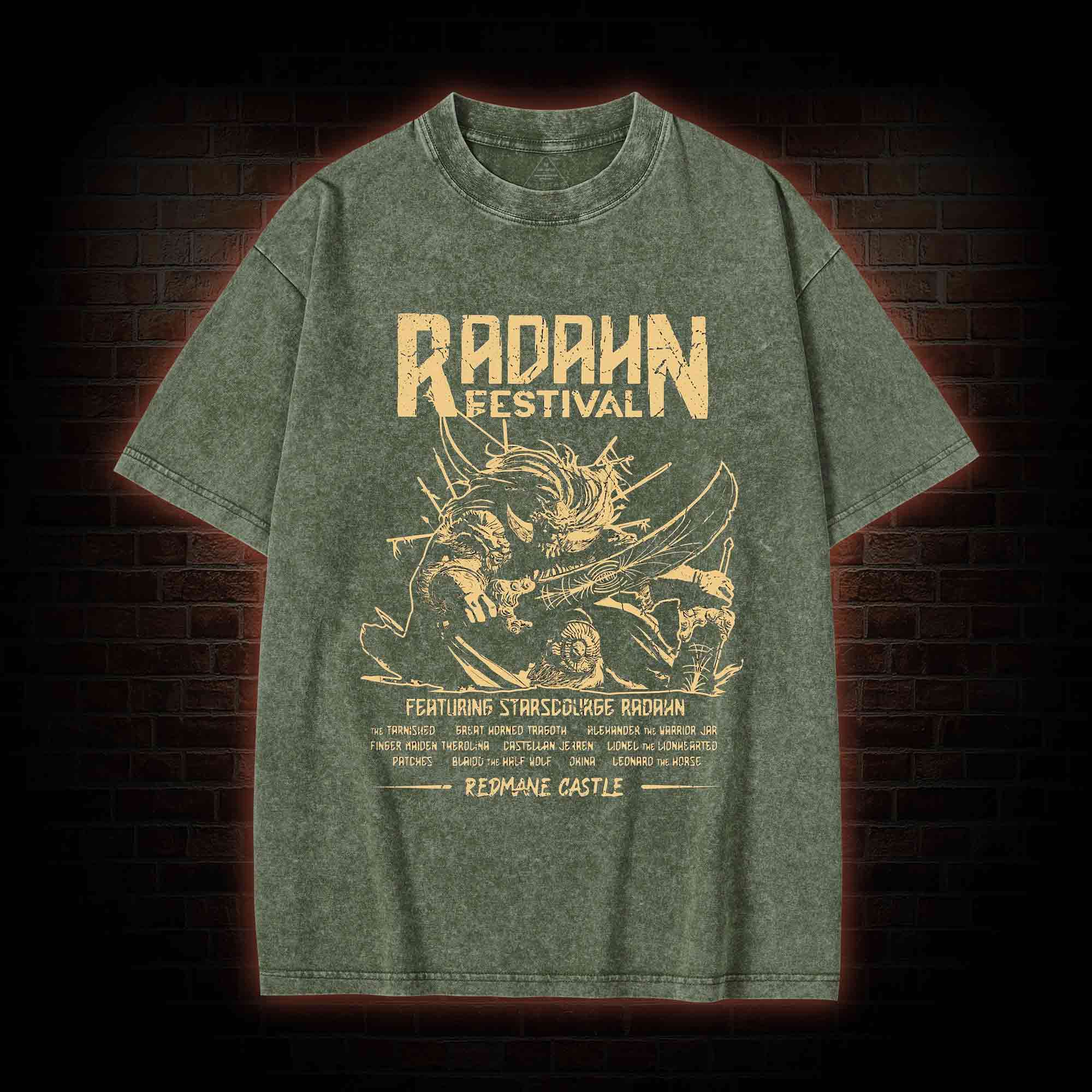 Red Lion Washed T-shirt