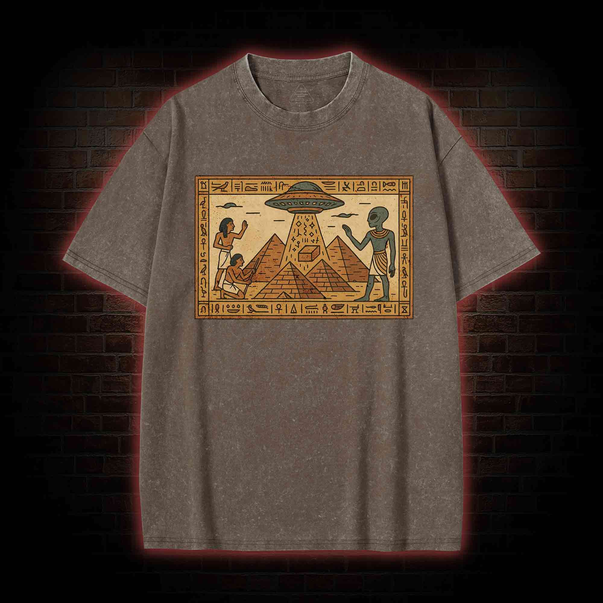 Ancient Aliens Washed T-shirt