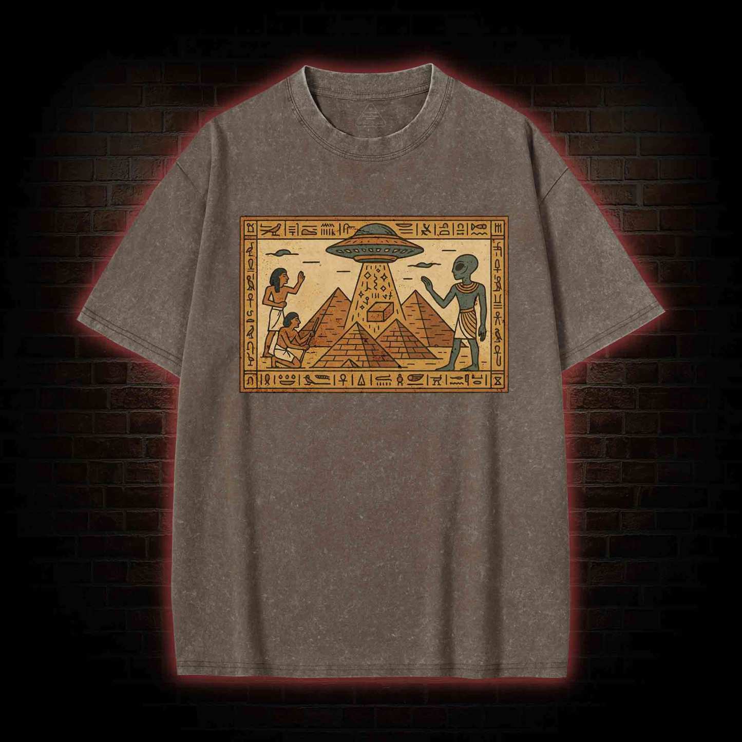 Ancient Aliens Washed T-shirt
