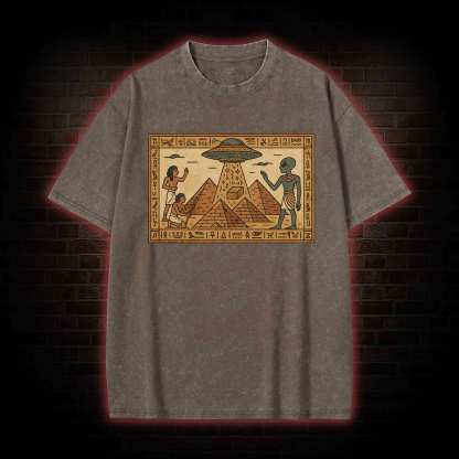 Ancient Aliens Washed T-shirt