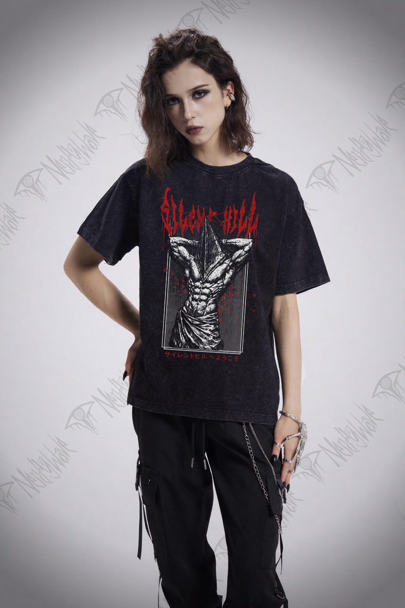 Pyramid Head Workout Washed T-shirt