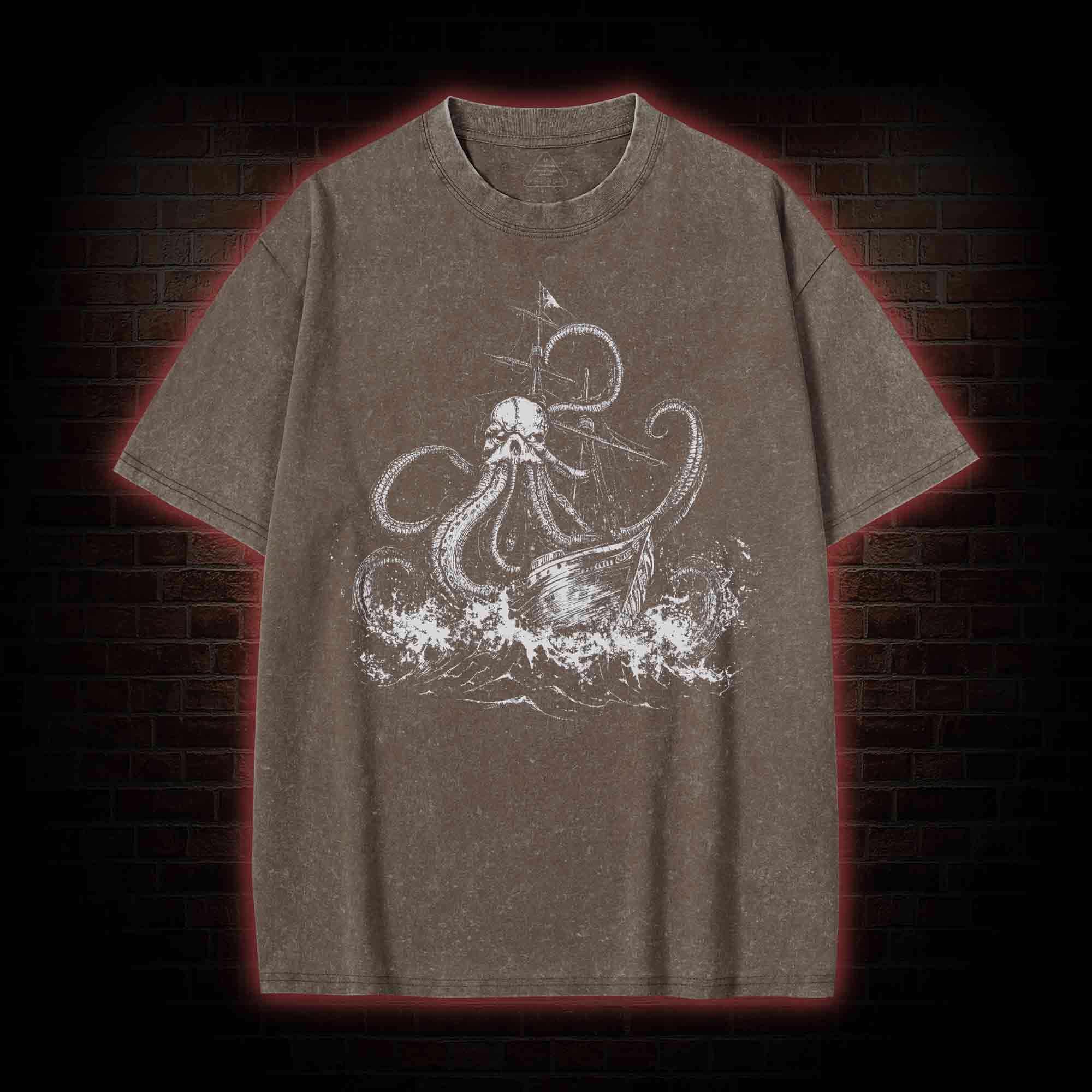 Octopus Washed T-shirt