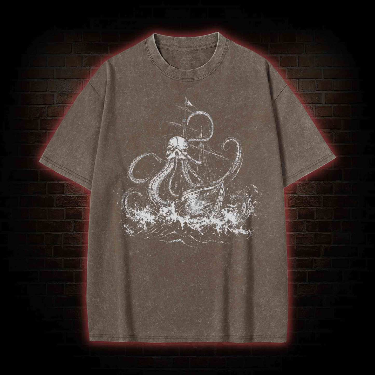Octopus Washed T-shirt