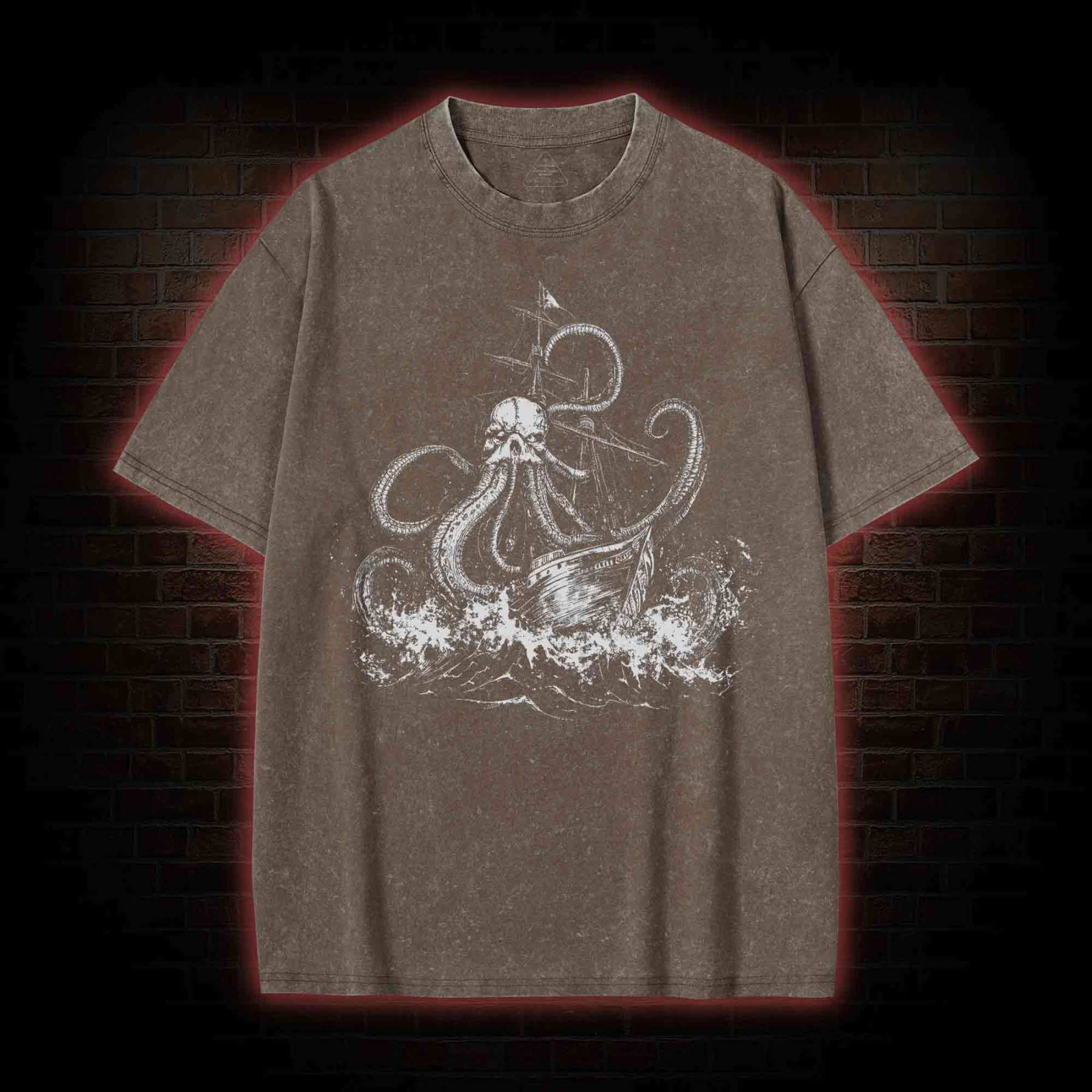 Octopus Washed T-shirt