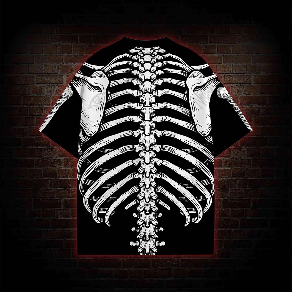 Human Skeleton All Over Print T-shirt