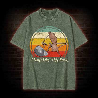 The Worm Funny Washed T-shirt