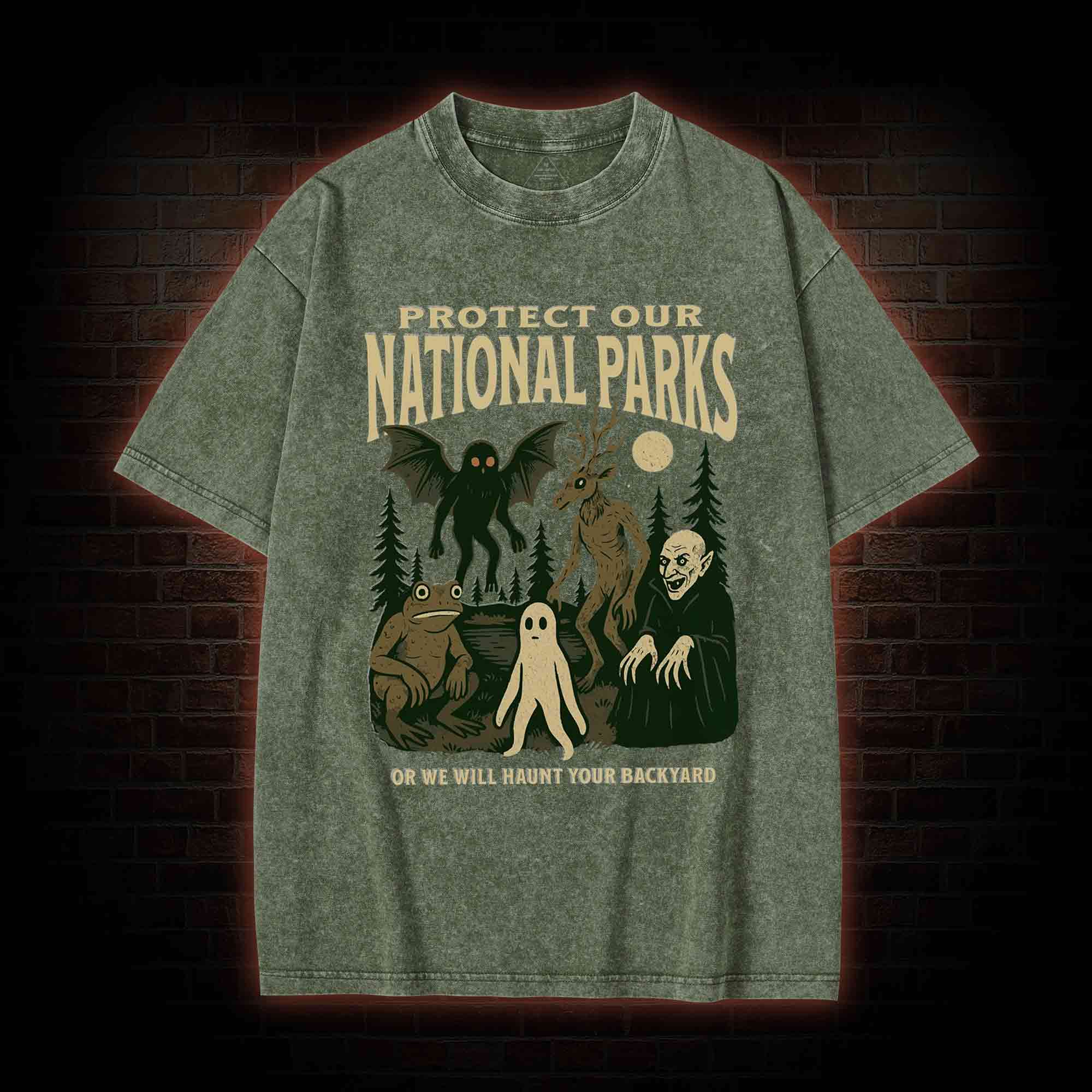 Protect Our National Parks Washed T-shirt