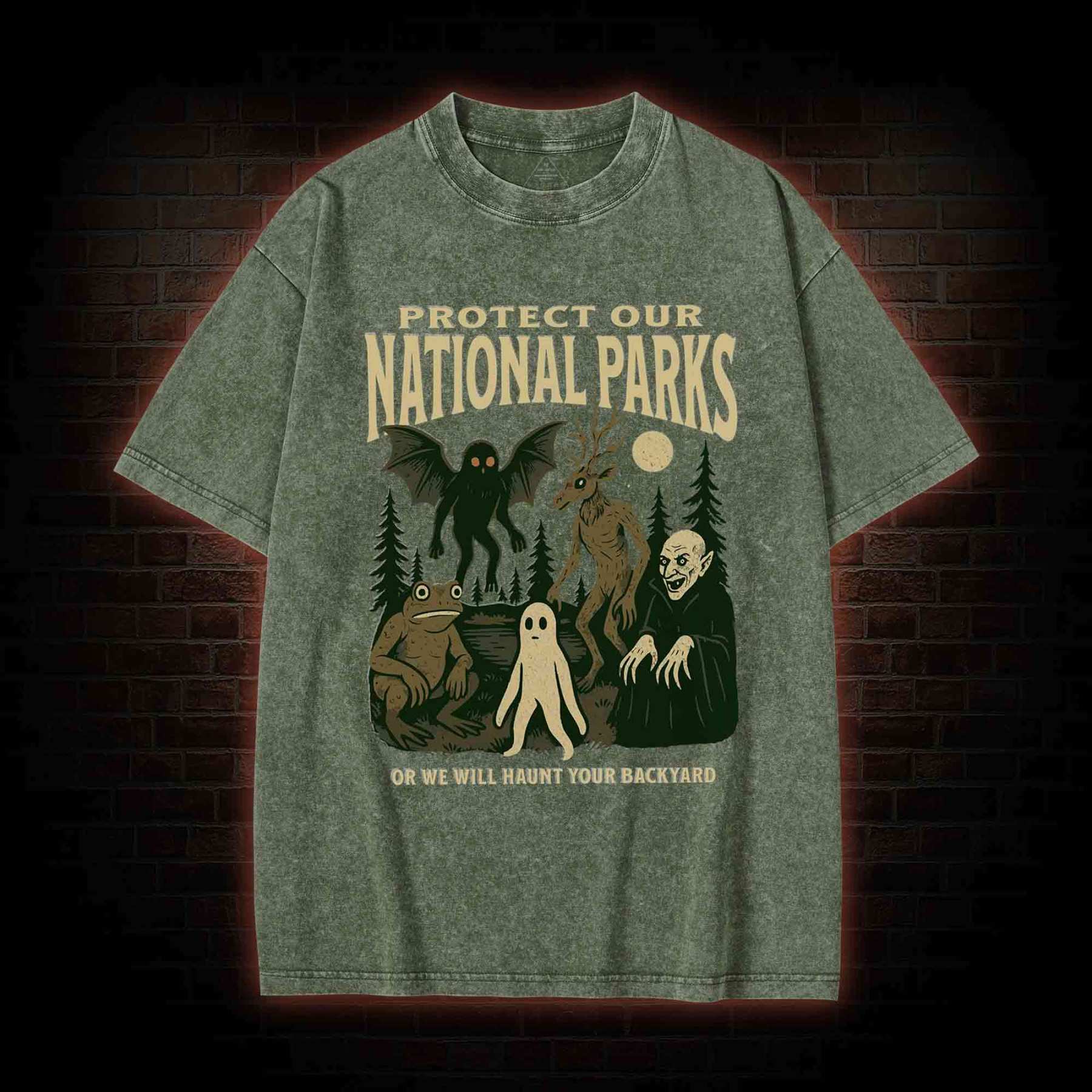 Protect Our National Parks Washed T-shirt