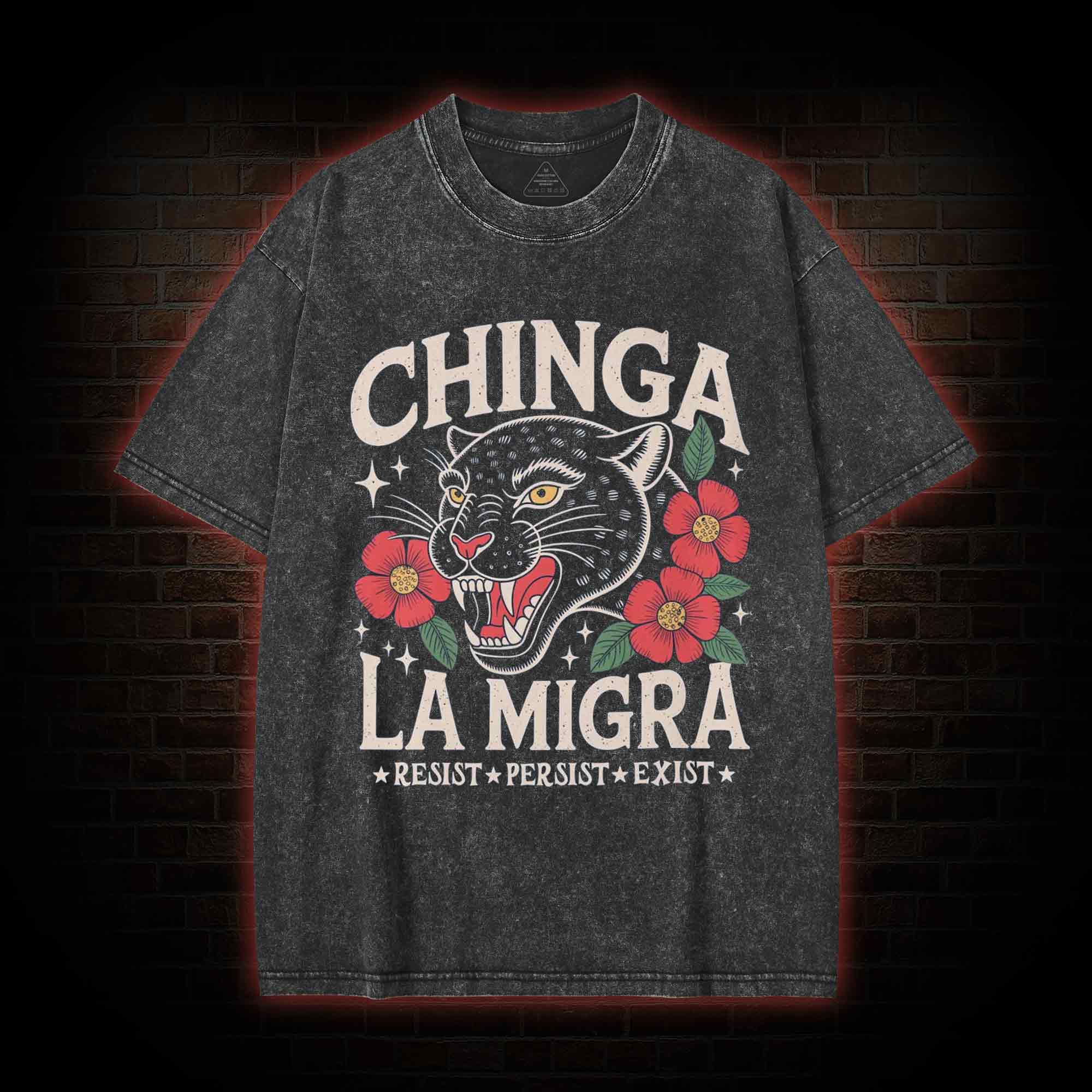 Persist Exist Washed T-shirt