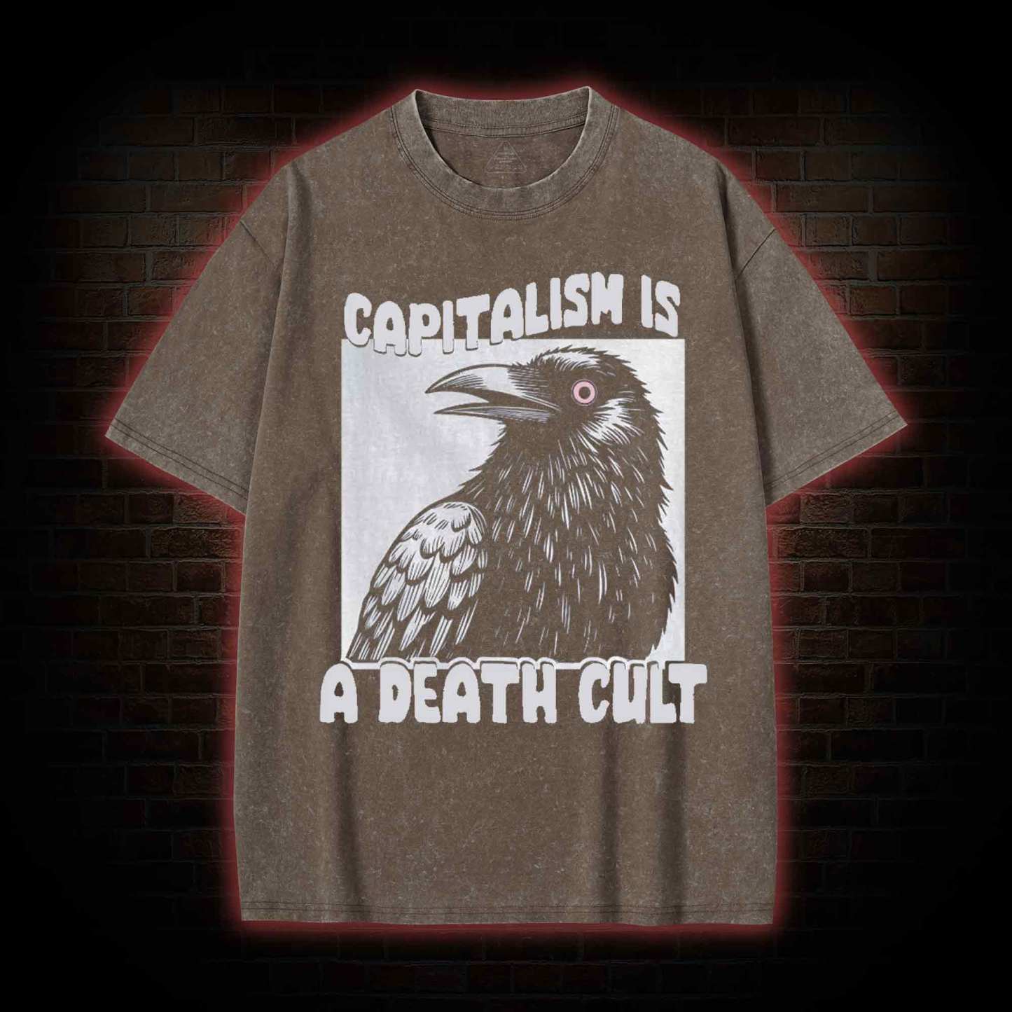 Vintage Capitalism is A Death Cult Washed T-shirt