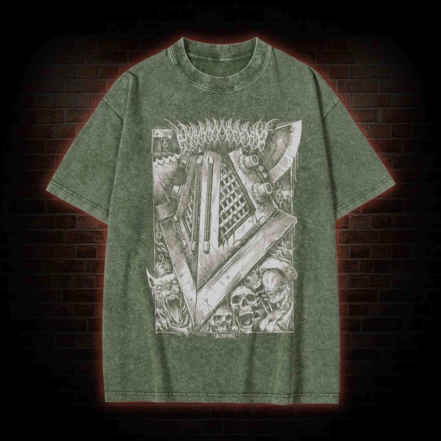 Pyramid Head Vintage Washed T-shirt