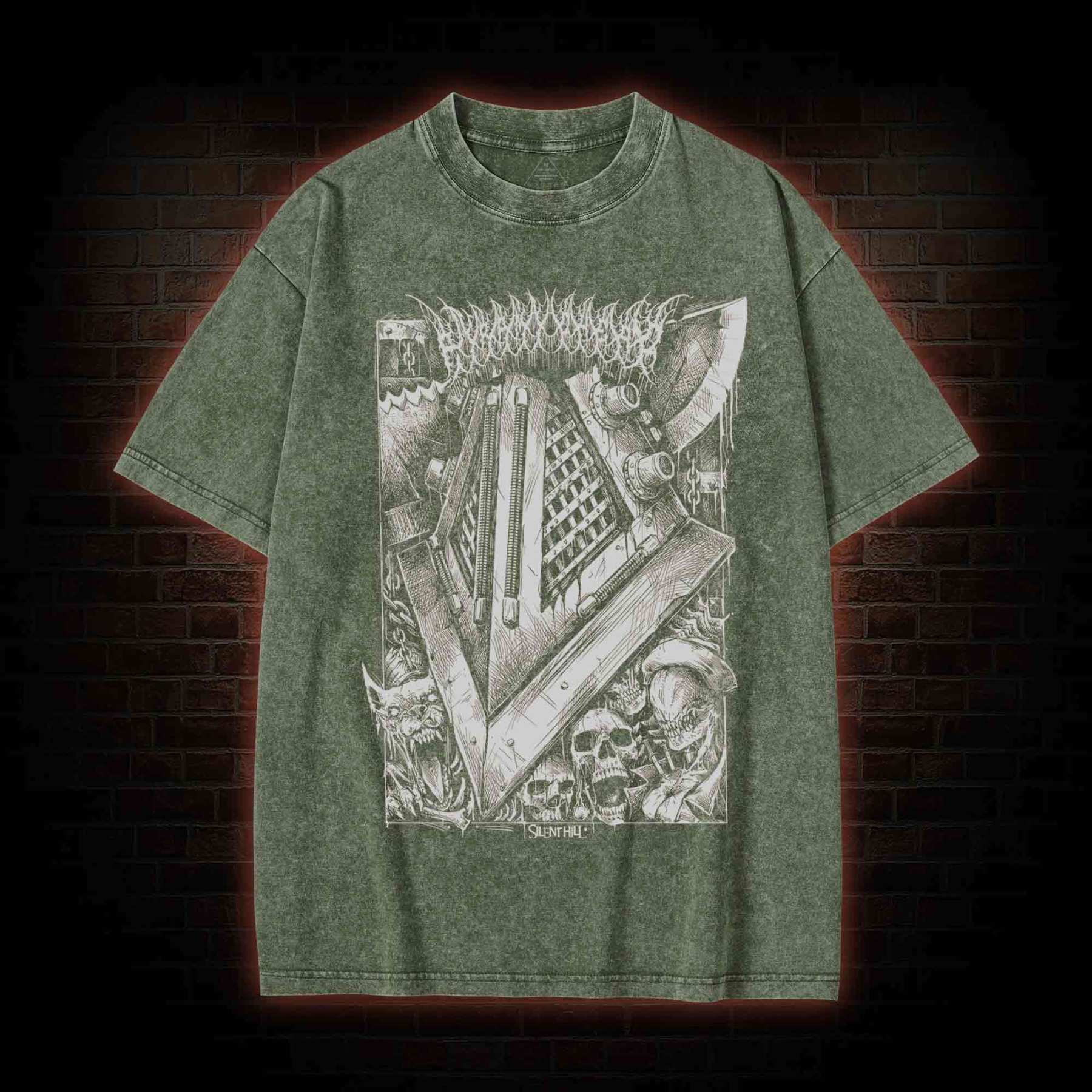 Pyramid Head Vintage Washed T-shirt