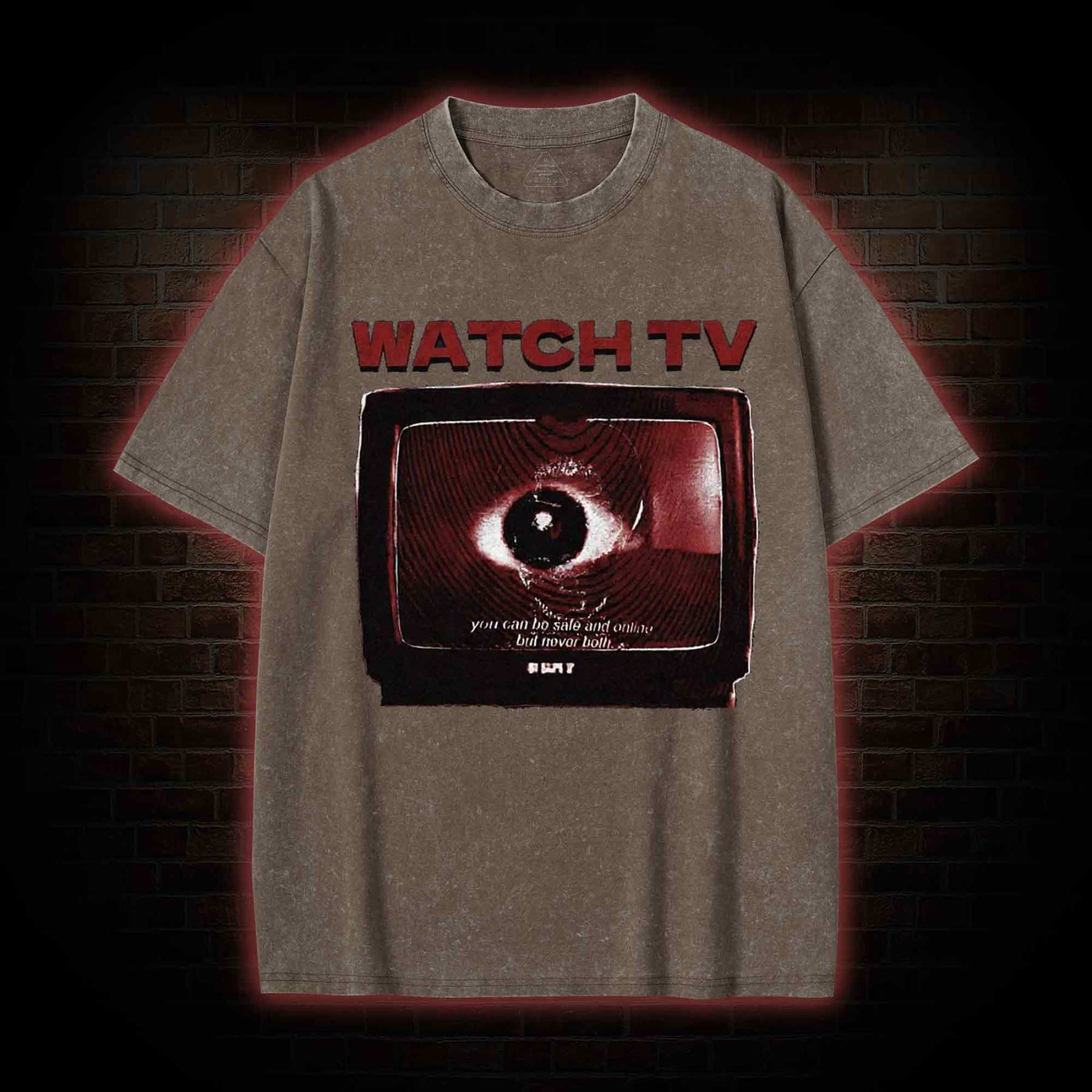 You Can be Safe & Online But Never Both Washed T-shirt