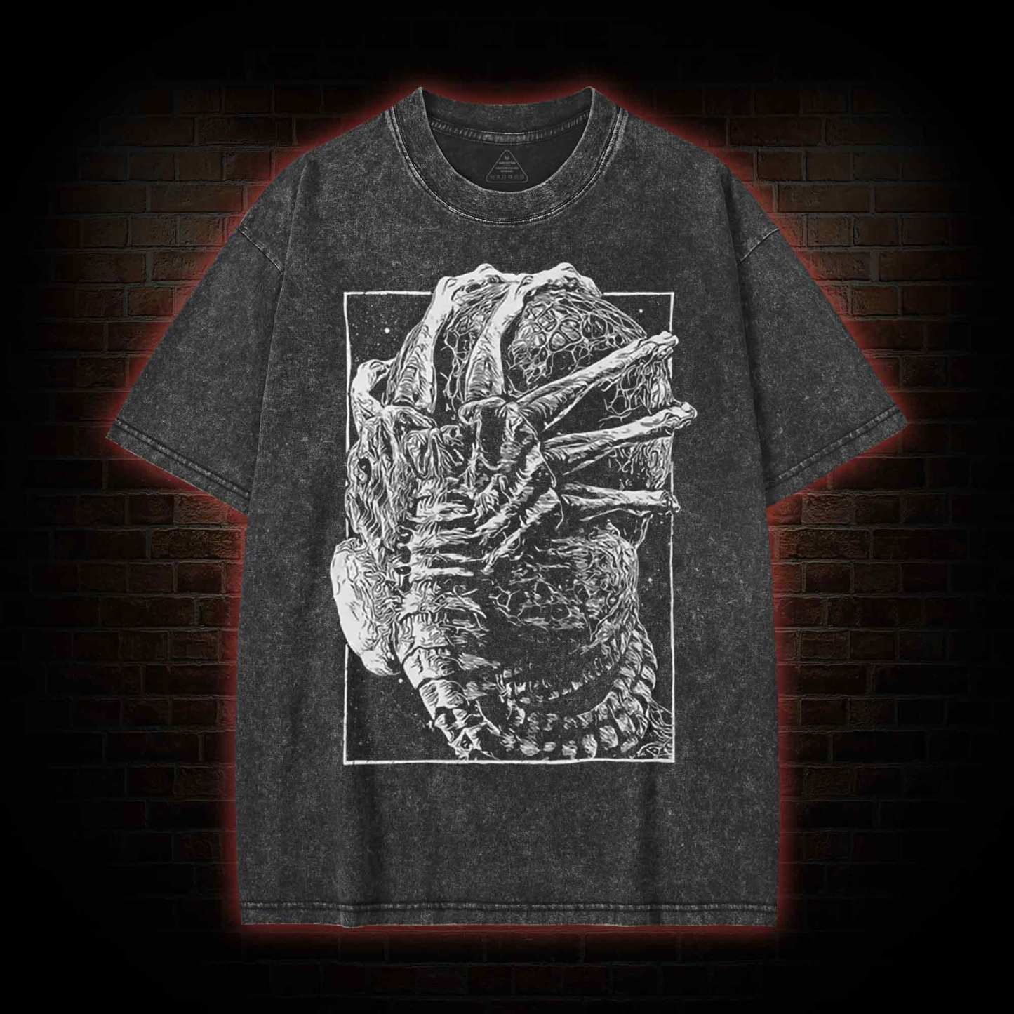 When You Just Wanna Dye Washed T-shirt with Dark Style