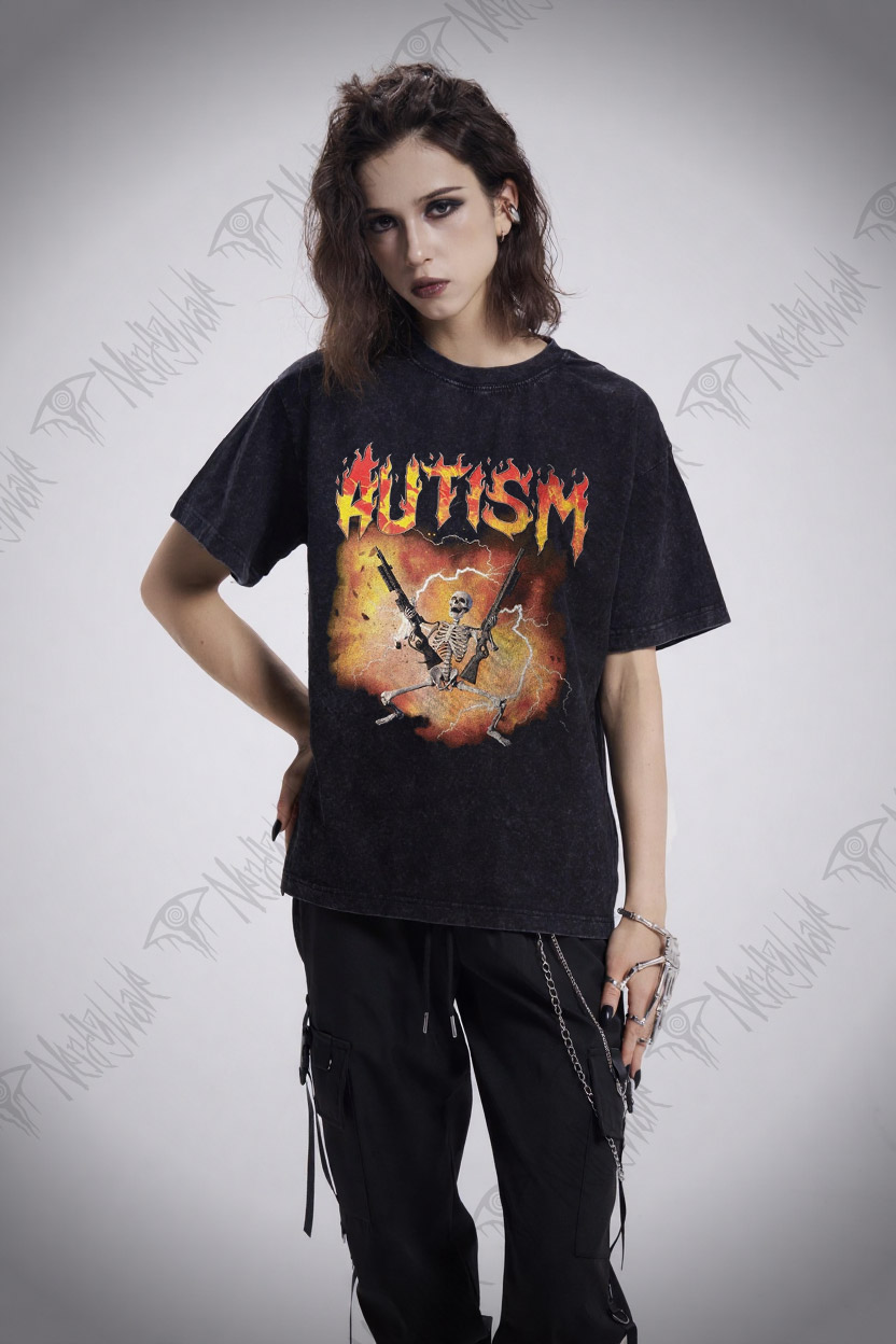 Autistic Washed T-shirt
