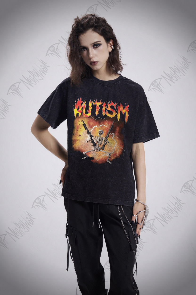 Autistic Washed T-shirt