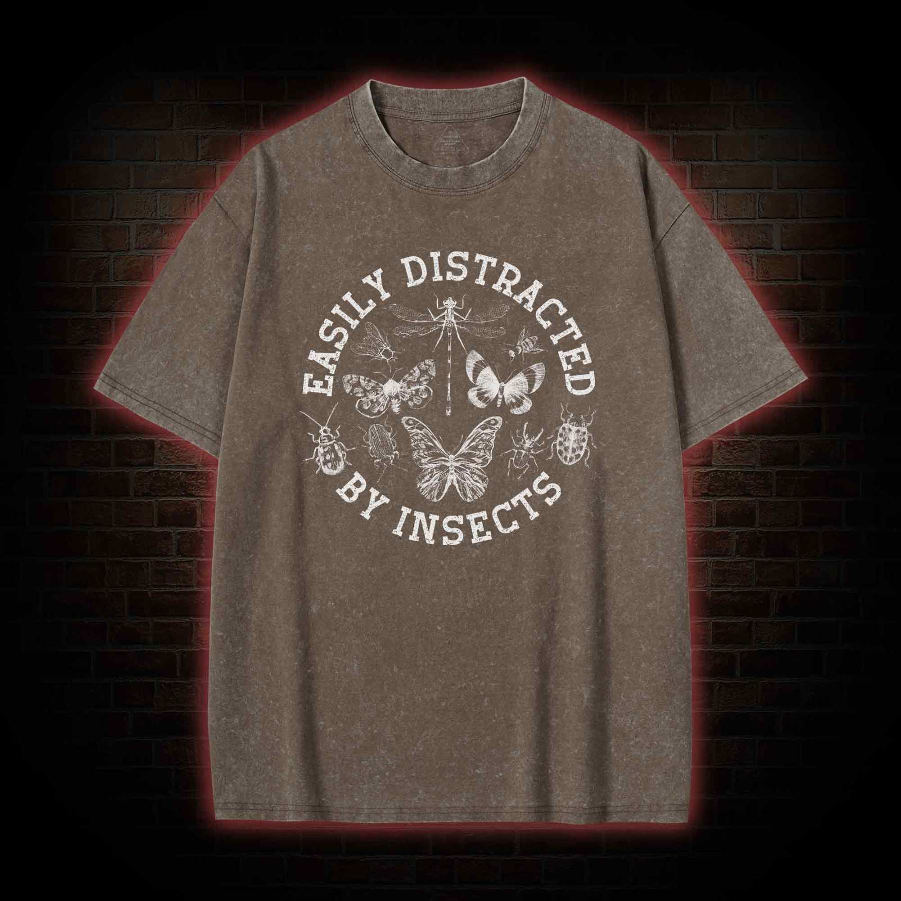 Insect Vintage Washed T-shirt