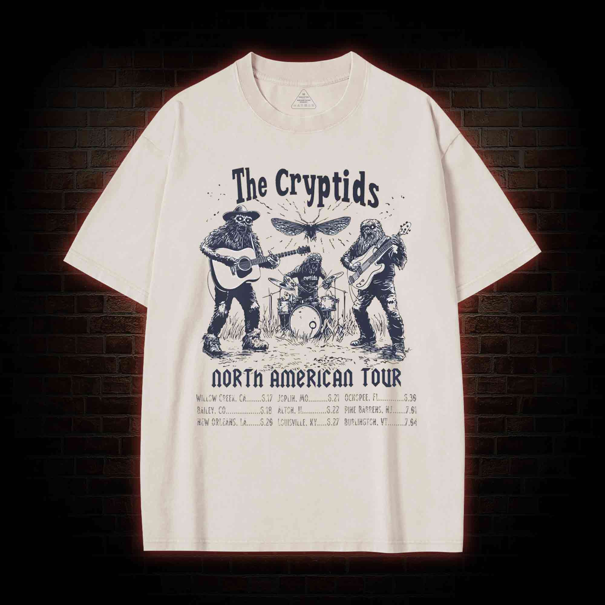 The Cryptids Band Washed T-shirt