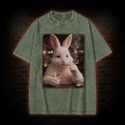 Unhinged Bunny Washed T-shirt