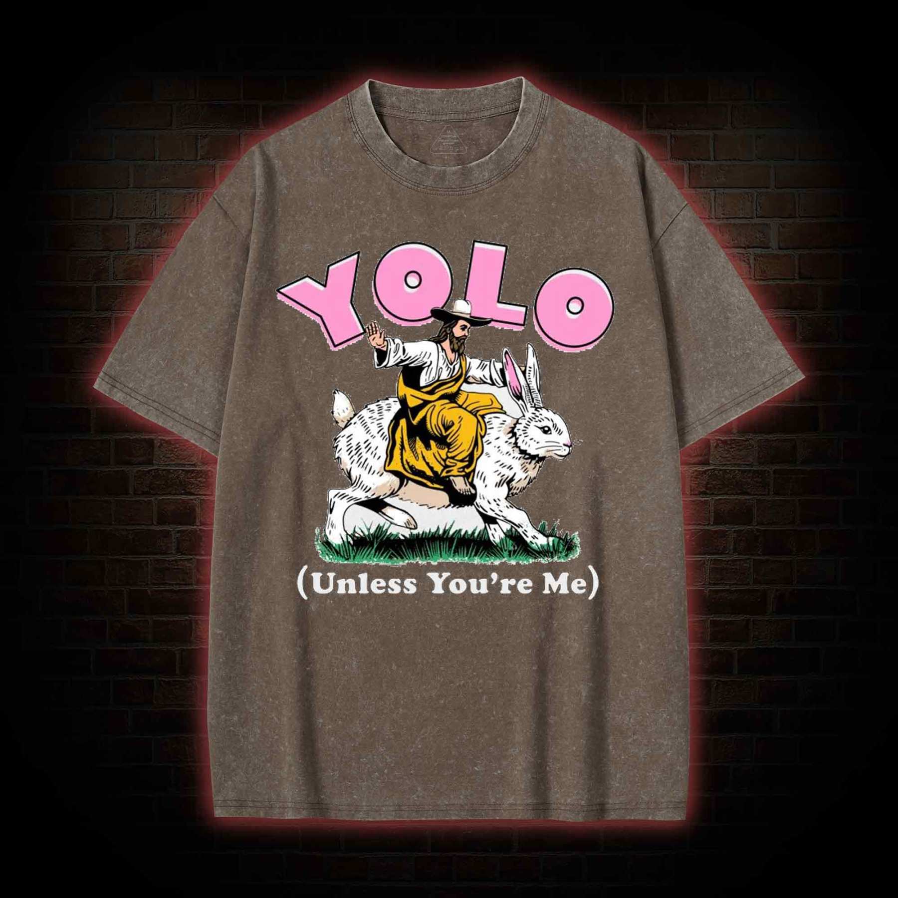 YOLO Unless You're Me Washed T-shirt
