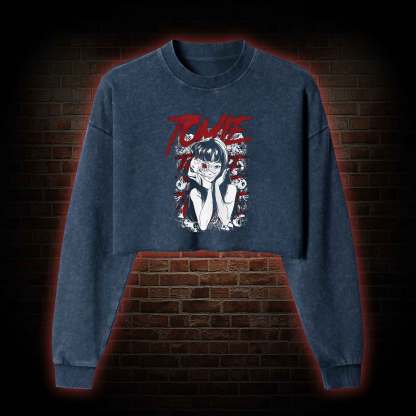 Regeneration Girl Washed Cropped Sweatshirts