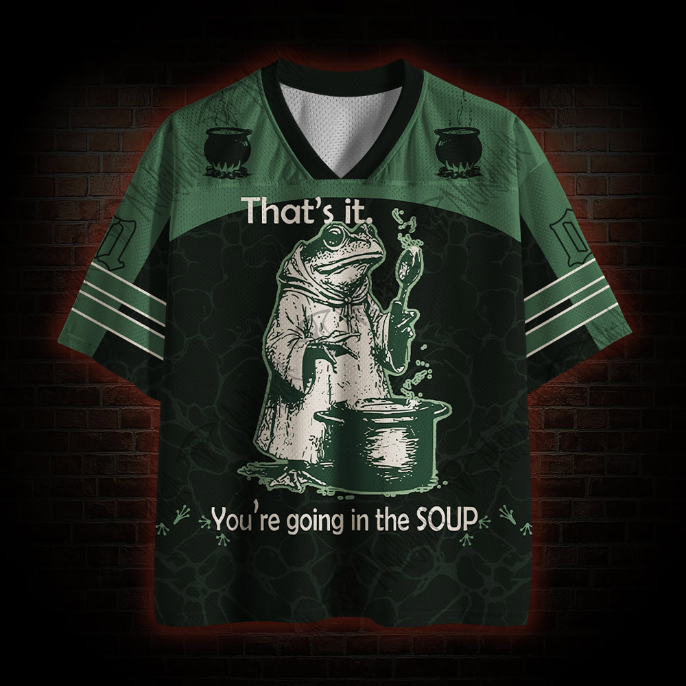 You're going in the Soup Mesh Jersey