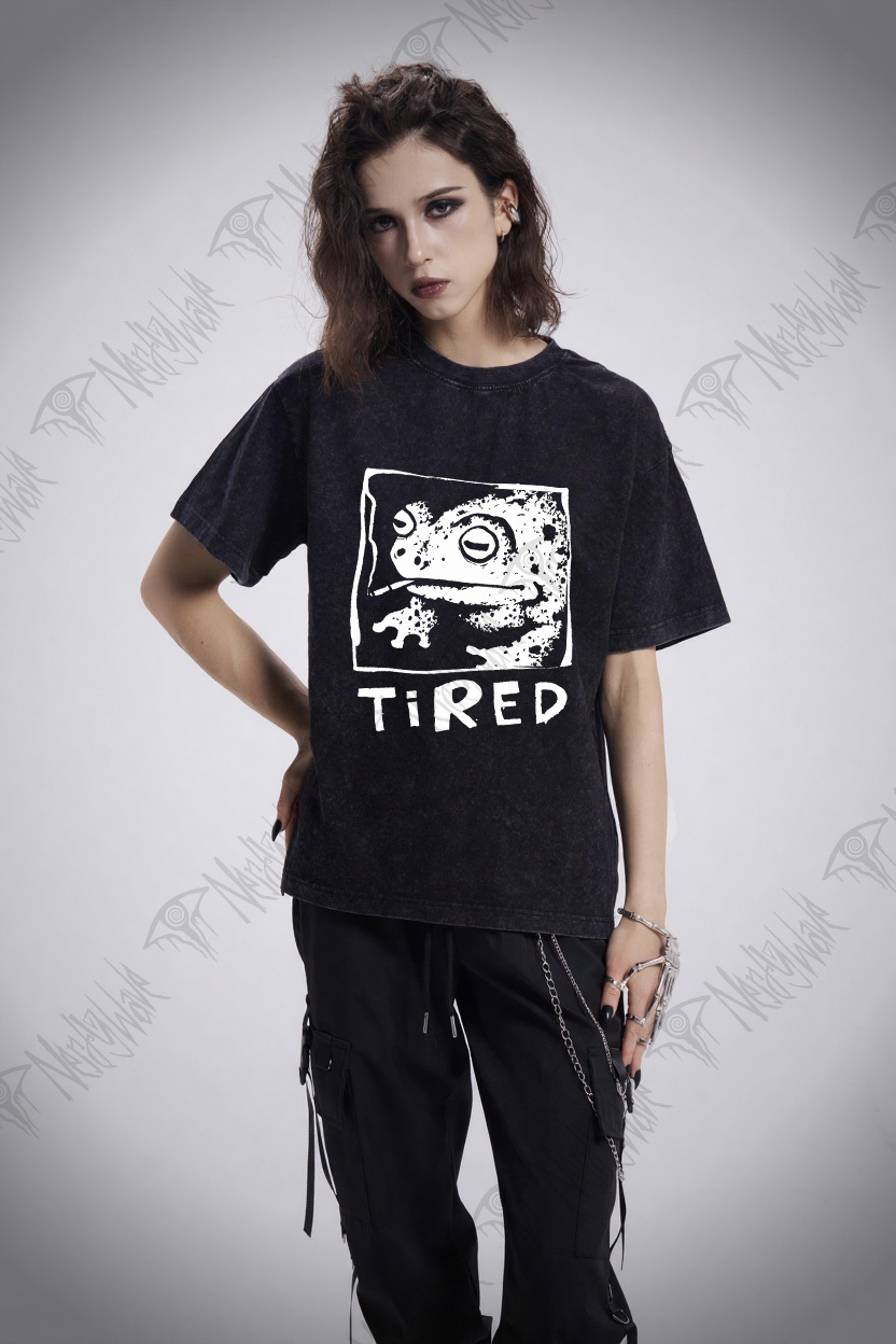 Tired Frog Washed T-shirt