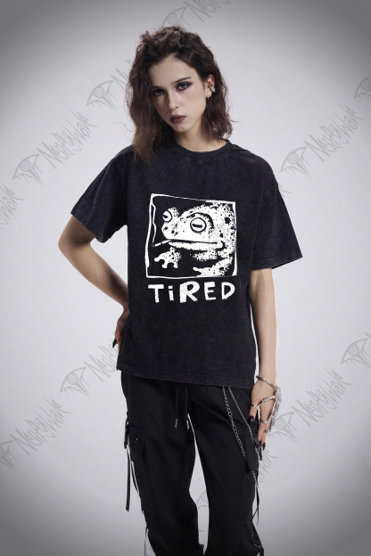 Tired Frog Washed T-shirt