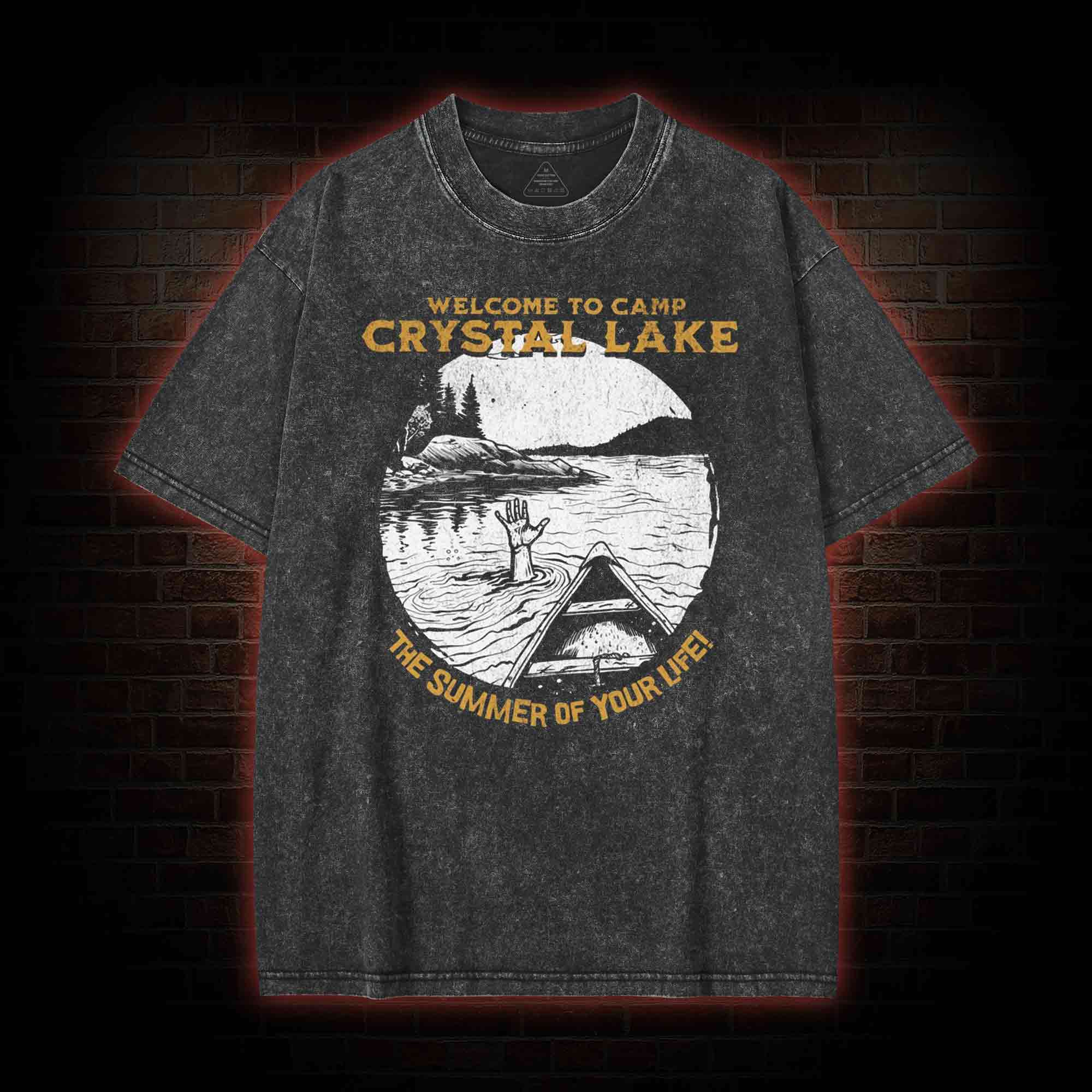 Camp Crystal Lake Washed T-shirt