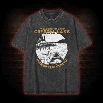 Camp Crystal Lake Washed T-shirt