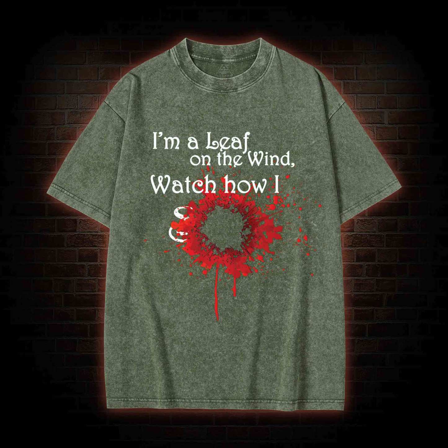Leaf on the Wind Washed T-shirt