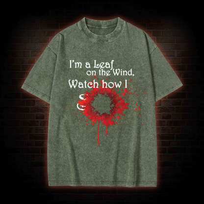 Leaf on the Wind Washed T-shirt