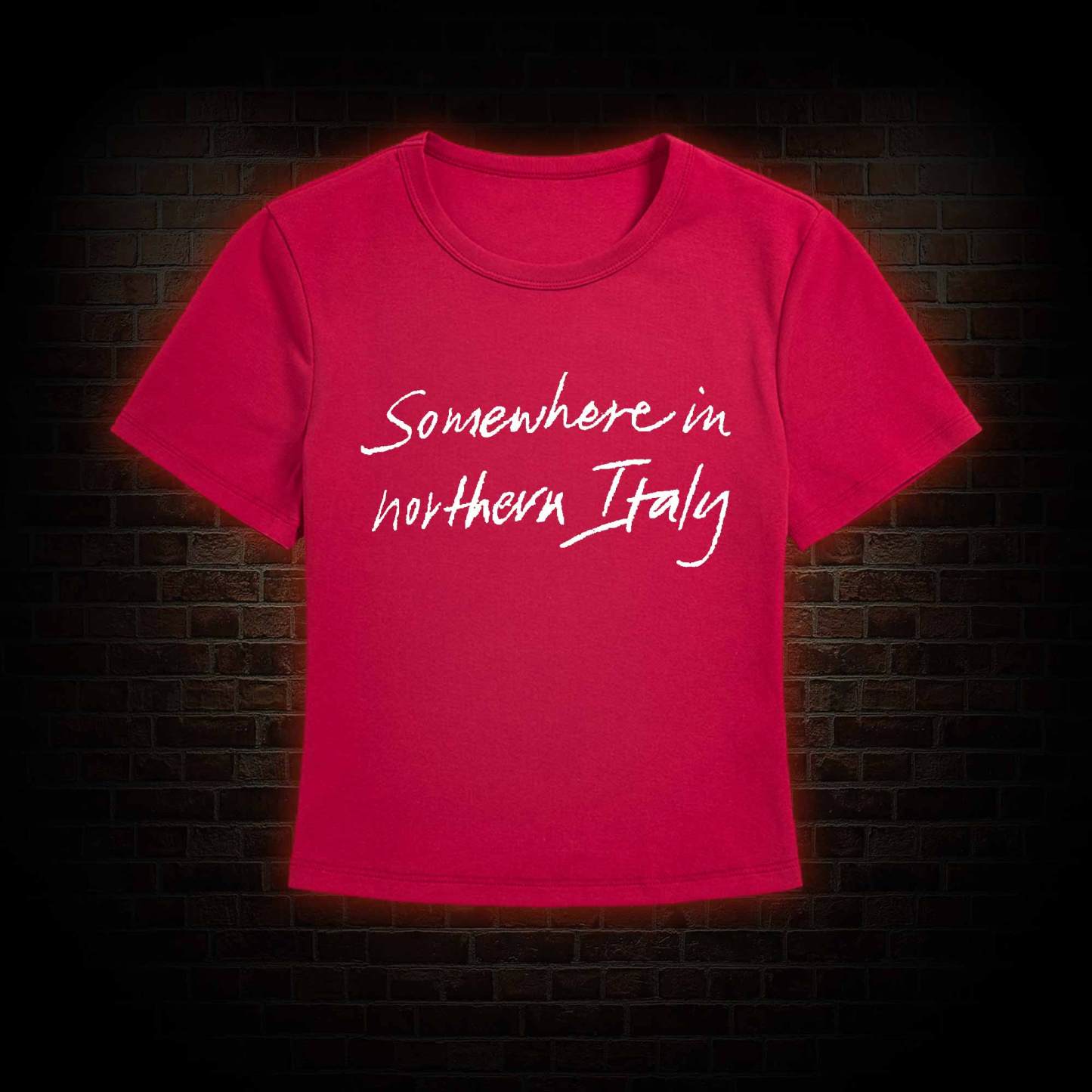 Somewhere In Northern Italy Slim Fit T-Shirt