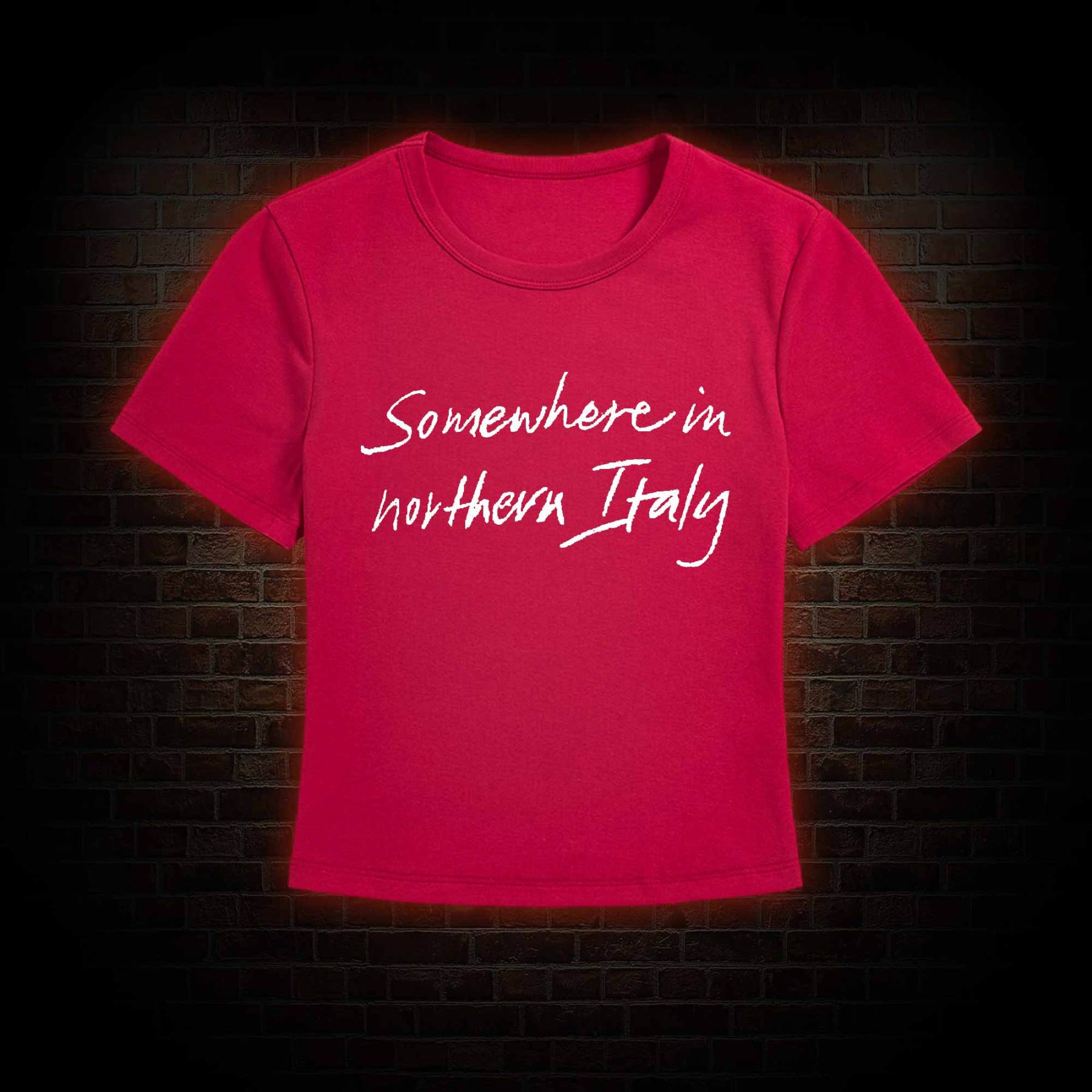 Somewhere In Northern Italy Slim Fit T-Shirt