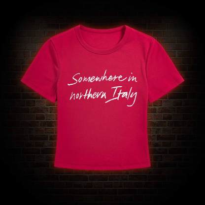 Somewhere In Northern Italy Slim Fit T-Shirt