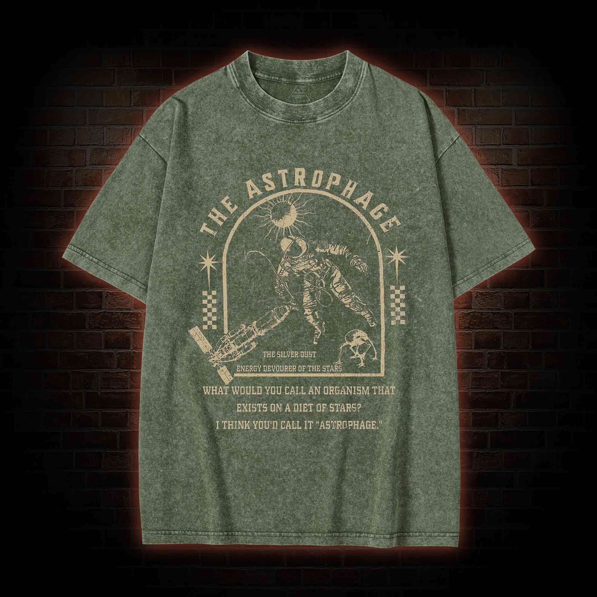 Astrophage Vintage Washed T-shirt