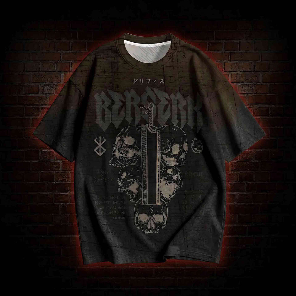 Stacked skulls Graphic T-shirt